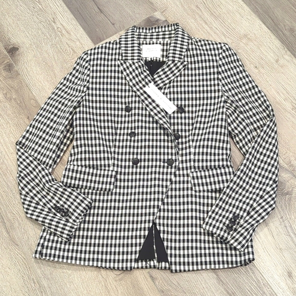 Maison d' Amélie Gingham Blazer/Jacket - Picture 2 of 12